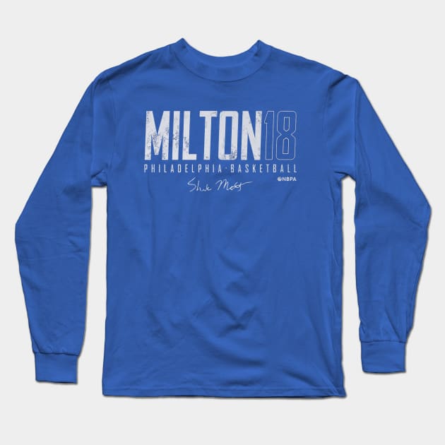 Shake Milton Philadelphia Elite Long Sleeve T-Shirt by TodosRigatSot